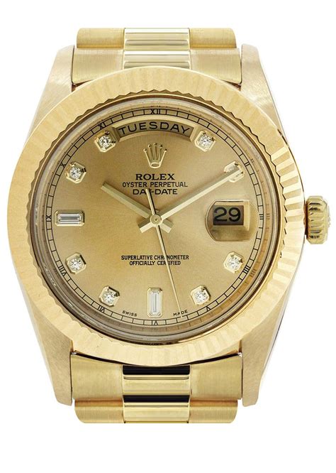 rolex day date 2 41mm yellow gold